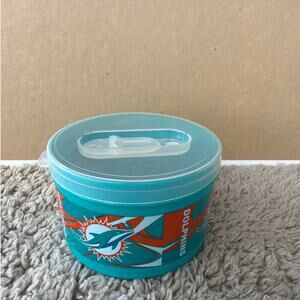 Miami Dolphins Plastic Food Storage Container 340ML MRL Sports NFL Football